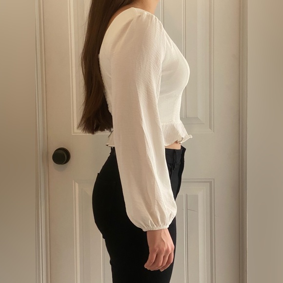 ALTER’D STATE - NWT long sleeve peplum top - Picture 2 of 5